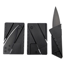Credit card knife mini wallet outdoor pocket knife Hunting camping kitchen hand tool knife sharp portable survival folding knife