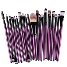 20X Makeup Set Powder Foundation Eyeshadow Eyeliner Lip Cosmetic Beauty Brushes  7214